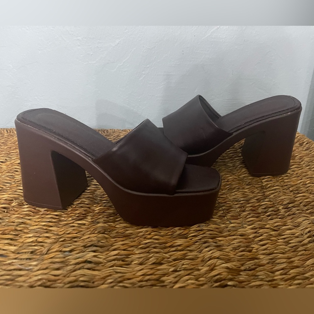 EGO burgundy mules